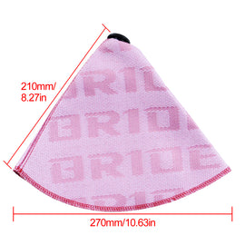 Brand New Bride Pink Hyper FABRIC Shift Boot Cover MT/AT Car Universal