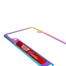 Load image into Gallery viewer, Brand New Universal 2PCS Cadillac Neo Chrome Metal License Plate Frame