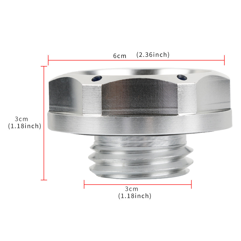 Brand New Honda / Acura / Nissan Silver 2 Tone Engine Oil Filler Cap