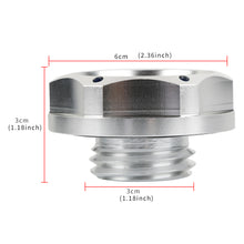 Load image into Gallery viewer, Brand New Honda / Acura / Nissan Silver 2 Tone Engine Oil Filler Cap