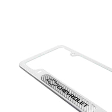 Load image into Gallery viewer, Brand New Universal 2PCS CHEVROLET Silver Metal License Plate Frame