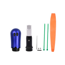 Load image into Gallery viewer, Brand New Universal Ghost Aluminum Blue Automatic Gear Shift Knob Shifter Lever Head