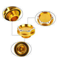 Load image into Gallery viewer, Brand New Honda / Acura / Nissan Gold 2 Tone Engine Oil Filler Cap