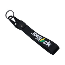 Load image into Gallery viewer, BRAND New JDM AS FCK Black Racing Keychain Metal key Ring Hook Strap Lanyard Universal