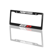 Load image into Gallery viewer, Brand New Universal 2PCS JDM INITIAL D AKINA SPEEDSTAR ABS Plastic Black License Plate Frame