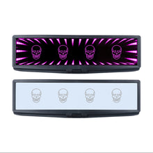 Load image into Gallery viewer, BRAND NEW UNIVERSAL JDM SKULL HEAD MULTI-COLOR GALAXY MIRROR LED LIGHT CLIP-ON REAR VIEW WINK REARVIEW