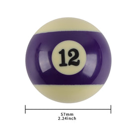 Brand New #12 Billiard Ball Round Car Manual Gear Shift Knob Universal Shifter Lever Cover M8 M10 M12