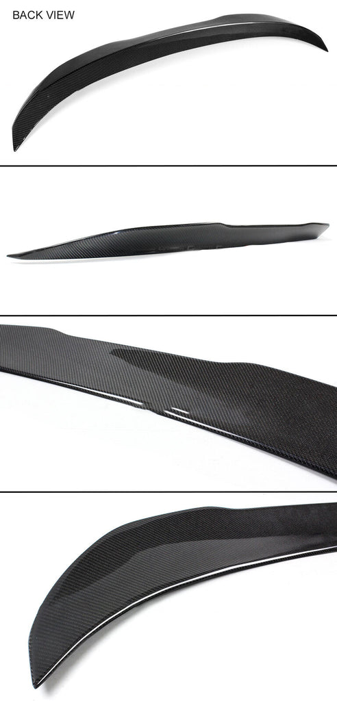BRAND NEW 2017-2023 ALFA ROMEO GIULIA HIGH KICK Real Carbon Fiber Rear Trunk PSM Spoiler