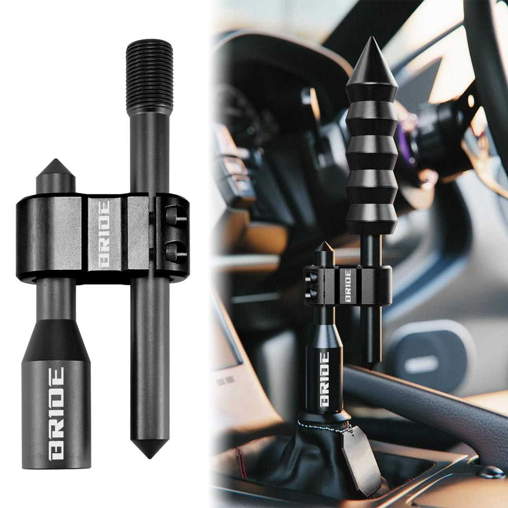 Brand New BRIDE H Type Car Shifter Knob Extension Adjustable Gear Black / Black M18x1.50