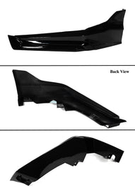 BRAND NEW 4PCS 2022-2024 Honda Civic 11th Gen Yofer Painted V3 Crystal Black Bumper Lip Splitter Kit