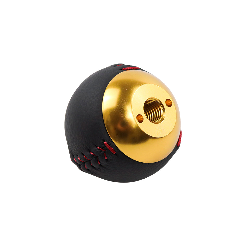 BRAND NEW JDM Mugen Leather 5 Speed Shift Knob Gold HONDA CRZ Type R Civic FA5 FG2 SI
