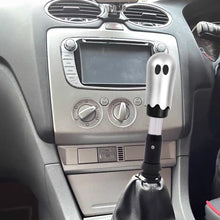 Load image into Gallery viewer, Brand New Universal Ghost Aluminum Silver Automatic Gear Shift Knob Shifter Lever Head