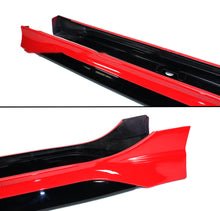 Load image into Gallery viewer, Brand New 2022-2024 Honda Civic Yofer Painted Rallye Red Black 2 Tone Side Skirt Extension
