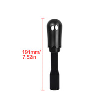 Load image into Gallery viewer, Brand New Universal Ghost Aluminum Black Manual Car Gear MT Stick Shift Knob M8 M10 M12 &amp; Black Shifter Extender Extension