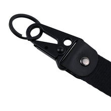 Load image into Gallery viewer, BRAND New JDM AS FCK Black Racing Keychain Metal key Ring Hook Strap Lanyard Universal