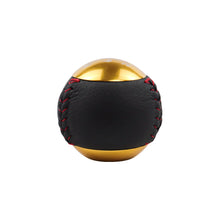 Load image into Gallery viewer, BRAND NEW JDM Mugen Leather 5 Speed Shift Knob Gold HONDA CRZ Type R Civic FA5 FG2 SI