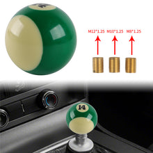 Load image into Gallery viewer, Brand New #14 Billiard Ball Round Car Manual Gear Shift Knob Universal Shifter Lever Cover M8 M10 M12