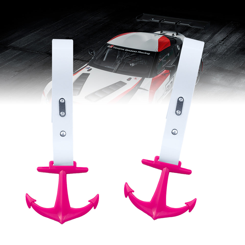 Brand New Anchor Anker Pink JDM TSURIKAWA Ring Subway Train Bus Handle White Strap Charm Drift