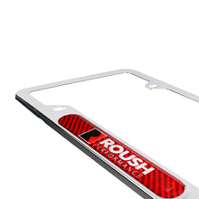 Load image into Gallery viewer, Brand New Universal 2PCS ROUSH PERFORMANCE Chrome Metal License Plate Frame