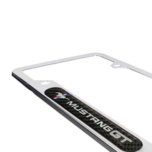 Load image into Gallery viewer, Brand New Universal 1PCS FORD MUSTANG GT Chrome Metal License Plate Frame