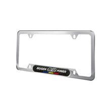 Load image into Gallery viewer, Brand New Universal 1PCS Mugen Power Chrome Metal License Plate Frame