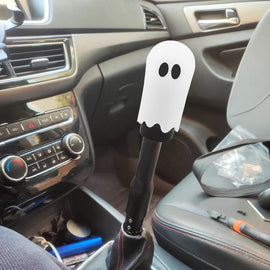 Brand New Universal Ghost Aluminum White Manual Car Gear MT Stick Shift Knob M8 M10 M12 & Black Shifter Extender Extension