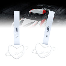 Load image into Gallery viewer, Brand New Space Heart White JDM TSURIKAWA Ring Subway Train Bus Handle White Strap Charm Drift