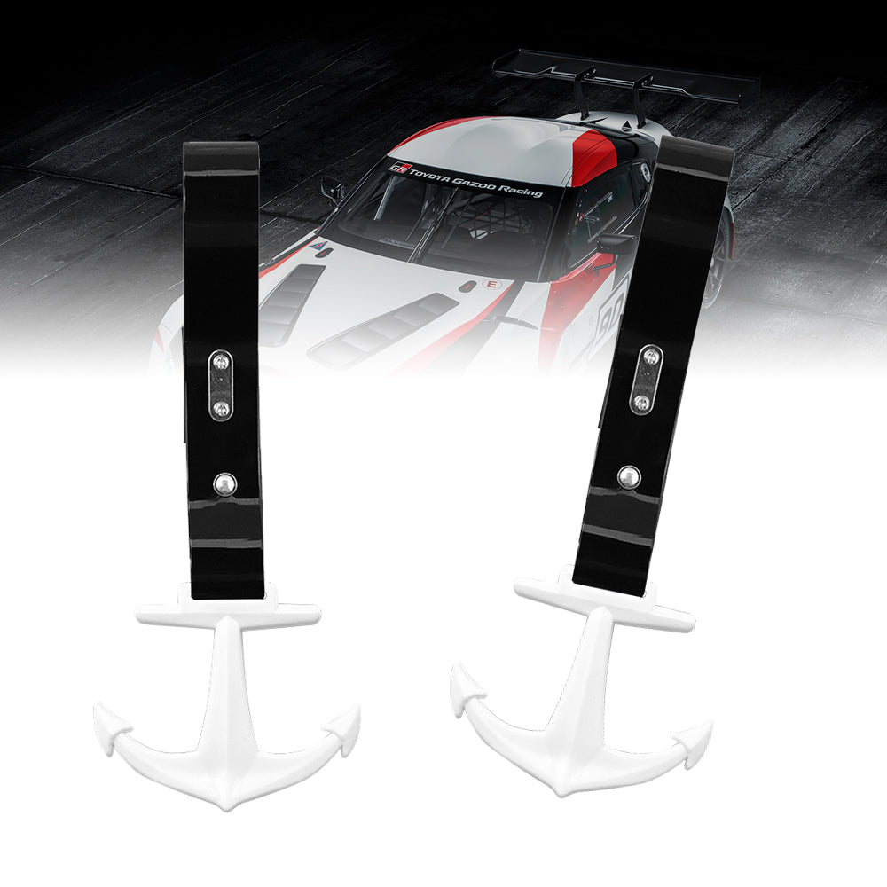 Brand New Anchor Anker White JDM TSURIKAWA Ring Subway Train Bus Handle Black Strap Charm Drift