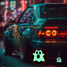 Load image into Gallery viewer, Brand New Ghost Glow In Dark Green JDM TSURIKAWA Ring Subway Train Bus Handle Black Strap Charm Drift