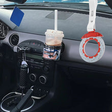 Load image into Gallery viewer, Brand New Brake Rotors Red TSURIKAWA Ring Subway Train Bus Handle White Strap Charm Drift