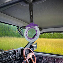 Load image into Gallery viewer, Brand New Brake Rotors Purple TSURIKAWA Ring Subway Train Bus Handle Carbon Fiber Strap Charm Drift