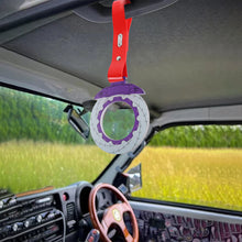 Load image into Gallery viewer, Brand New Brake Rotors Purple TSURIKAWA Ring Subway Train Bus Handle Red Strap Charm Drift