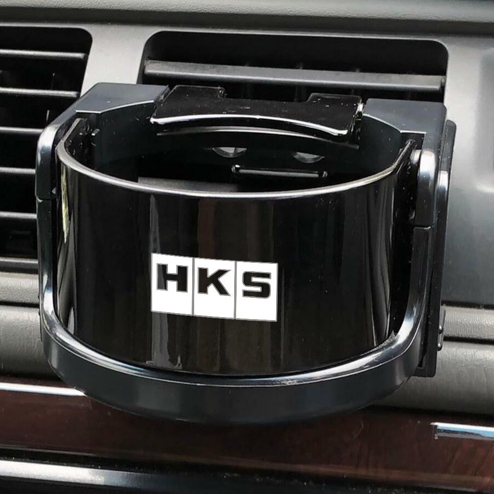 Brand New Universal HKS Car Cup Holder Mount Air Vent Outlet Universal Drink Water Bottle Stand Holder