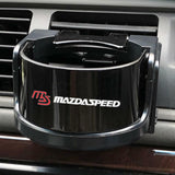 Brand New Universal Mazdaspeed Car Cup Holder Mount Air Vent Outlet Universal Drink Water Bottle Stand Holder