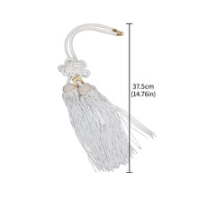 Load image into Gallery viewer, BRAND NEW UNIVERSAL VIP JUNCTION PRODUCE INTERIOR WHITE FUSA CHARM WITH RED KNOT