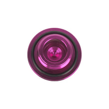 Load image into Gallery viewer, Brand New Toyota TRD Real Carbon Fiber Sticker ALUMNIUM Purple Billet Engine Oil FILLER Cap Toyota