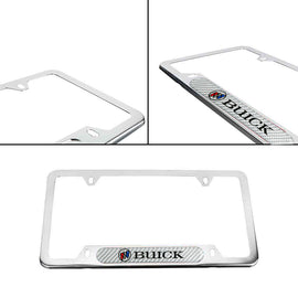 Brand New Universal 1PCS BUICK Chrome Metal License Plate Frame