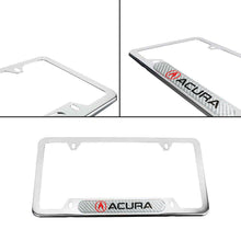Load image into Gallery viewer, Brand New Universal 1PCS ACURA Chrome Metal License Plate Frame