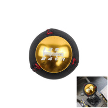Load image into Gallery viewer, BRAND NEW JDM Mugen Leather 6 Speed Shift Knob Gold HONDA CRZ Type R Civic FA5 FG2 SI