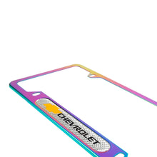 Load image into Gallery viewer, Brand New Universal 2PCS Chevrolet Neo Chrome Metal License Plate Frame