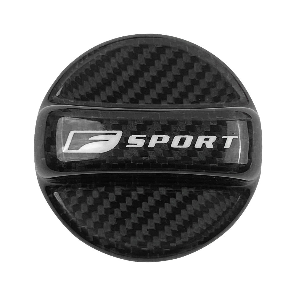 BRAND NEW UNIVERSAL F-SPORT Real Carbon Fiber Gas Fuel Cap Cover For Lexus