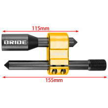Load image into Gallery viewer, Brand New BRIDE H Type Car Shifter Knob Extension Adjustable Gear Black / Gold M18x1.50