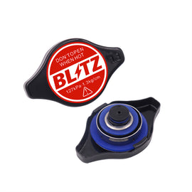 Brand New JDM 1.3bar 9mm Blitz Racing Black Racing Cap High Pressure Radiator Cap For Universal