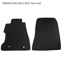 Load image into Gallery viewer, BRAND NEW 2012-2015 Honda Civic Bride Fabric Black Custom Fit Floor Mats Interior Carpets LHD