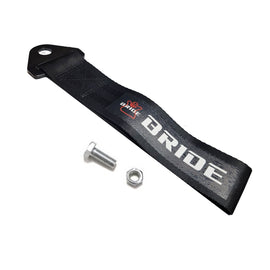 Brand New Bride High Strength Black Tow Towing Strap Hook For Front / REAR BUMPER JDM