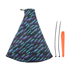 Brand New Universal HKS Pattern Style Black Stitch Fabric Gear Manual Shifter Shift Knob Boot