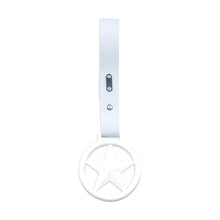 Load image into Gallery viewer, Brand New Round Star White JDM TSURIKAWA Ring Subway Train Bus Handle White Strap Charm Drift