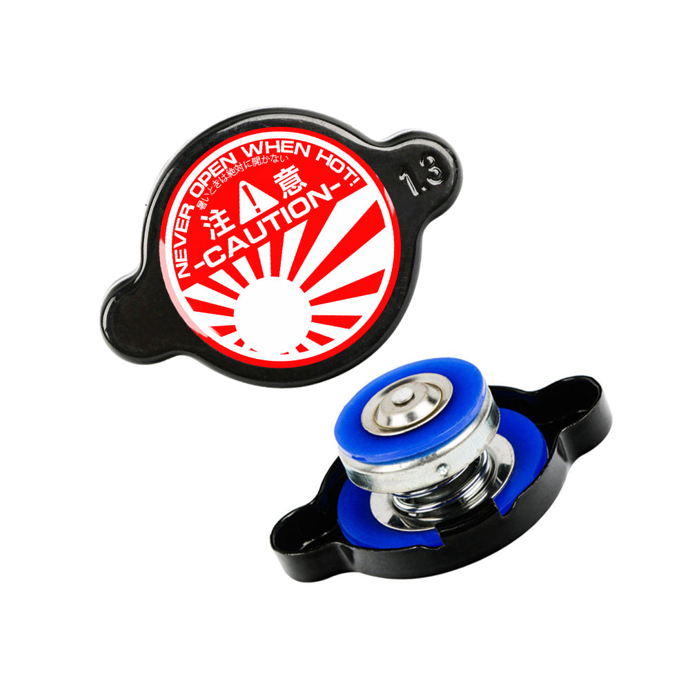 Brand New JDM 1.3bar 15mm JDM Raising Sun Racing Black Radiator Cap S Type Universal