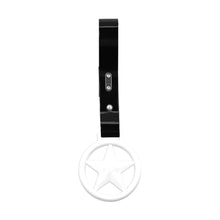 Load image into Gallery viewer, Brand New Round Star White JDM TSURIKAWA Ring Subway Train Bus Handle Black Strap Charm Drift