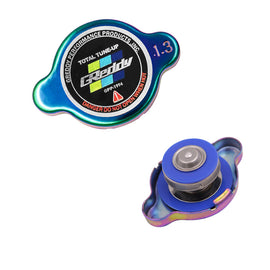 Brand New JDM 1.3bar 15mm Greddy Racing Neo Chrome Radiator Cap S Type Universal
